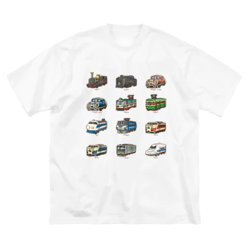 歴代鉄道車両セット ビッグシルエットTシャツ