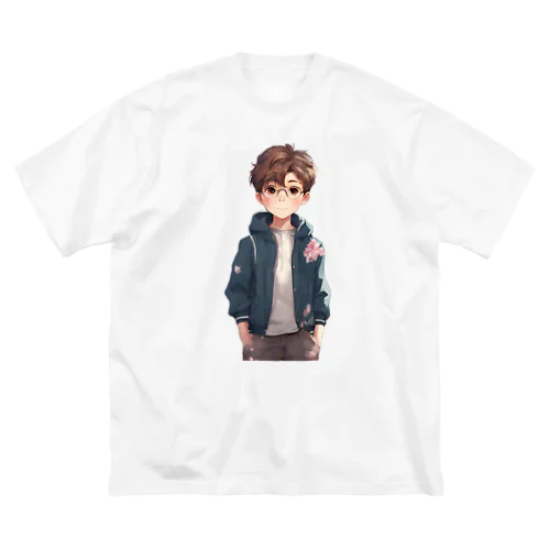 春と少年 ビッグシルエットTシャツ