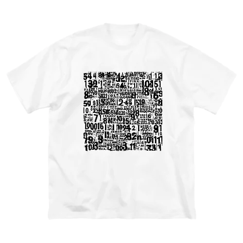 数字アート ビッグシルエットTシャツ