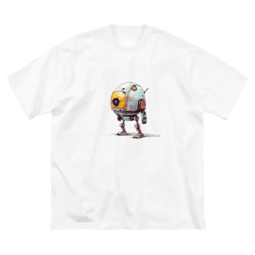 レトロ戦闘ロボットＲ ビッグシルエットTシャツ