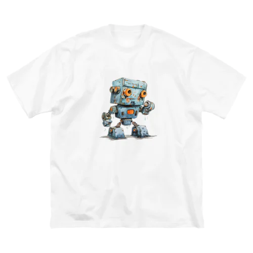 レトロ戦闘ロボットＴ ビッグシルエットTシャツ