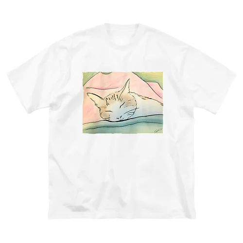 ねこ♡寝子 Big T-Shirt