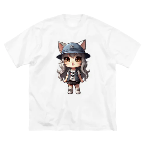 猫派アイドル　にゃにゃ美ちゃん Big T-Shirt