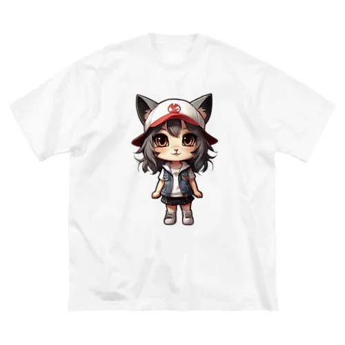 猫派アイドル【にゃ美ちゃん】 Big T-Shirt