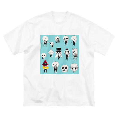 ドクロいっぱい💀 ビッグシルエットTシャツ