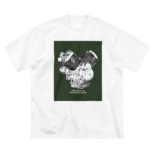 MOTOGUZZI CLUB JAPAN グリーンバージョン Big T-Shirt