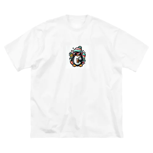 サングラスペンギン ビッグシルエットTシャツ