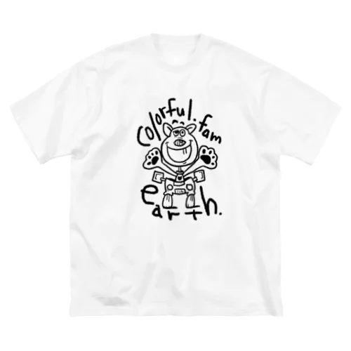 ワン‼︎だふる。 ビッグシルエットTシャツ