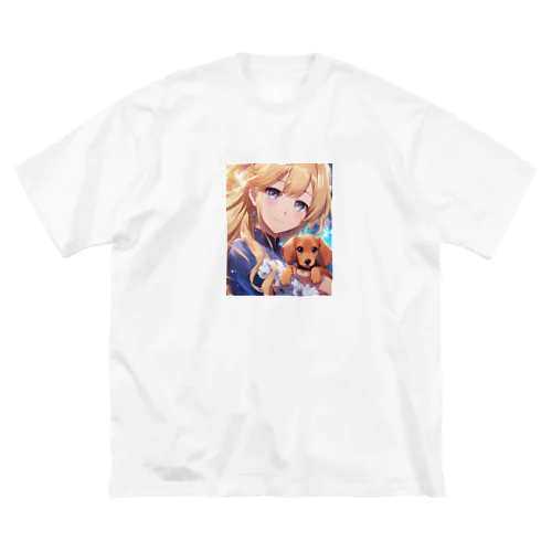 女の子とちょっこたん ビッグシルエットTシャツ