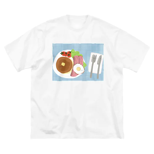 朝食ズ ビッグシルエットTシャツ