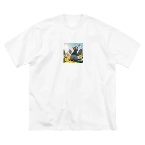 明るい子供のハト Big T-Shirt