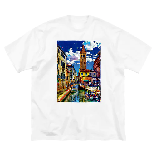 イタリア ヴェネツィアのサン・バルナバ橋 Big T-Shirt