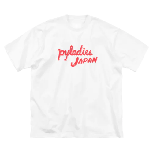 PyLadies Japan 赤文字ver ビッグシルエットTシャツ