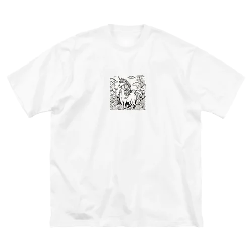 ユニコーン ビッグシルエットTシャツ