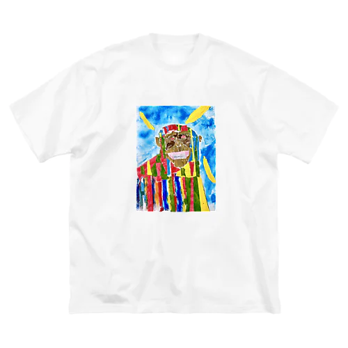 笑うチンパンジー ビッグシルエットTシャツ