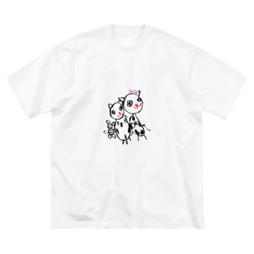 ハムスター家族 ビッグシルエットTシャツ