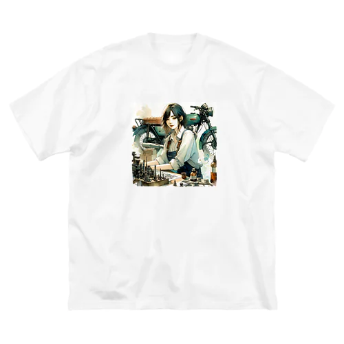 バイク女子サキ Big T-Shirt