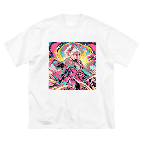 絢爛華麗♪着物ガール ビッグシルエットTシャツ