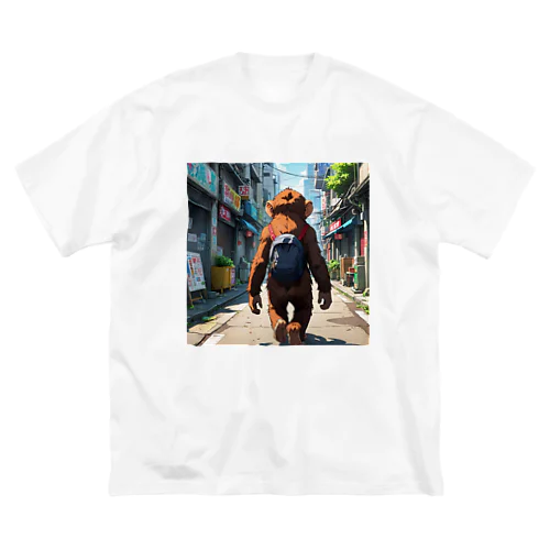 旅するサル Big T-Shirt