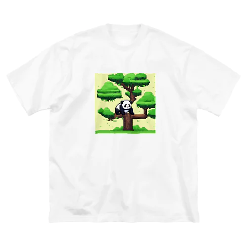 木とパンダ Big T-Shirt