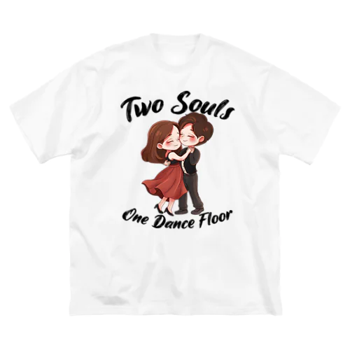 二人で踊り ビッグシルエットTシャツ