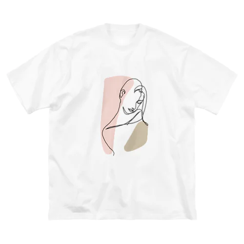 woman（背景透過ver.） ビッグシルエットTシャツ