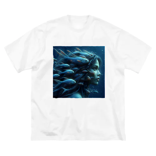 魚群の女王 ビッグシルエットTシャツ