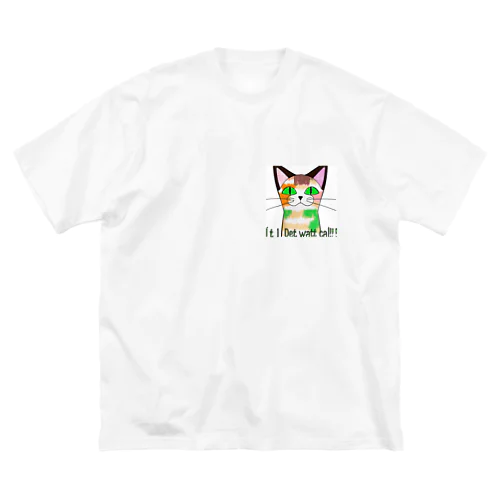 カラフルキャット2 ビッグシルエットTシャツ