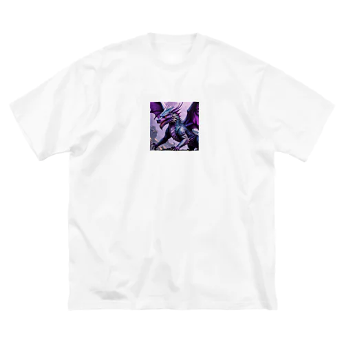 勇敢なドラゴン フラットベクトル Big T-Shirt