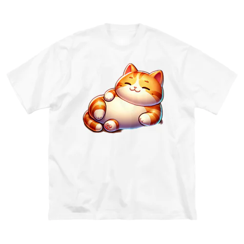だらしないネコ ビッグシルエットTシャツ