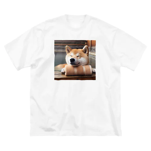 ほっこり柴犬 ビッグシルエットTシャツ