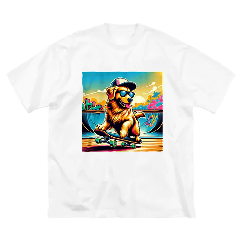 キャップ犬2 Big T-Shirt