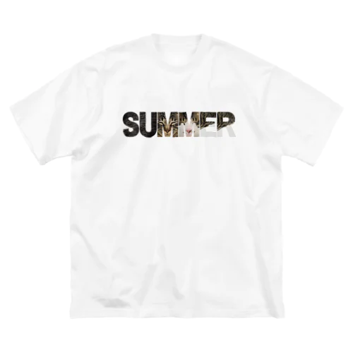 SUMMERこまひげ ビッグシルエットTシャツ