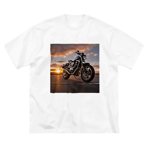 夕焼けの旅路 ビッグシルエットTシャツ