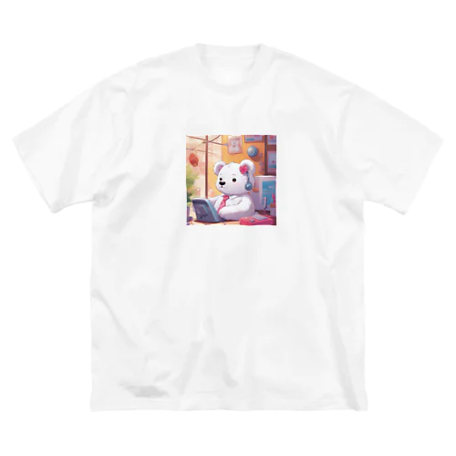 僕だって音楽聞くよ ビッグシルエットTシャツ