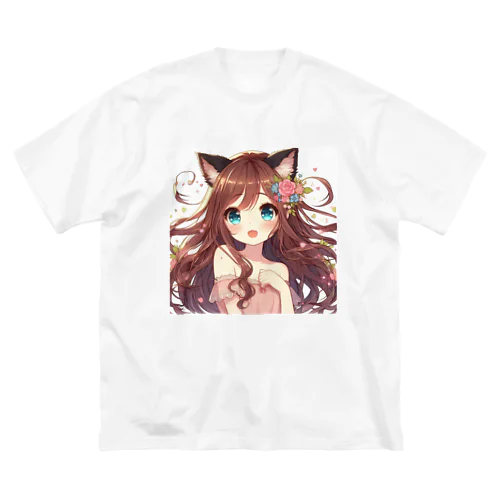 ねこニコばん ビッグシルエットTシャツ