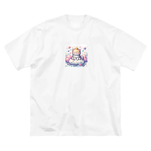 猫 ビッグシルエットTシャツ