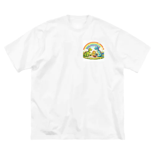 恐竜家族 ビッグシルエットTシャツ