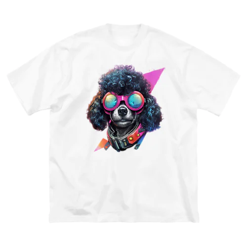 cool poodle B ビッグシルエットTシャツ