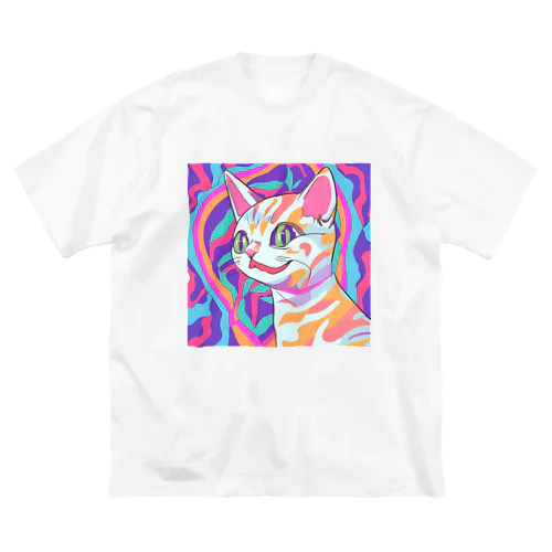 Psy Cat Big T-Shirt