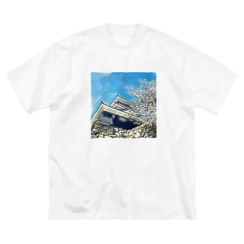 【浜松城】フォトアート Big T-Shirt