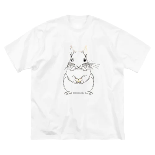 sotoasobi -rabbit ビッグシルエットTシャツ