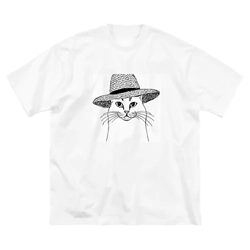 ムギワラノネコ ビッグシルエットTシャツ