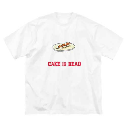 cake is dead2 ビッグシルエットTシャツ