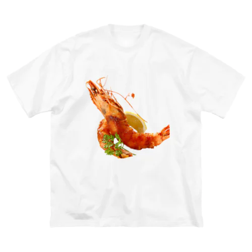 エビの心　　新鮮なエビの揚げ物　 Big T-Shirt