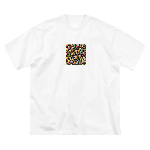 酒だらけ ビッグシルエットTシャツ