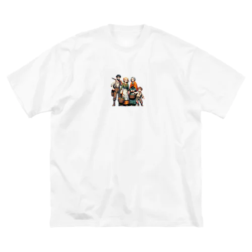 村人（pixel art） ビッグシルエットTシャツ