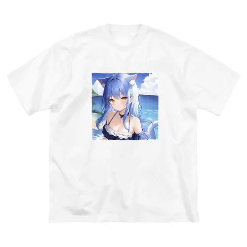 擬人化女子 ビッグシルエットTシャツ