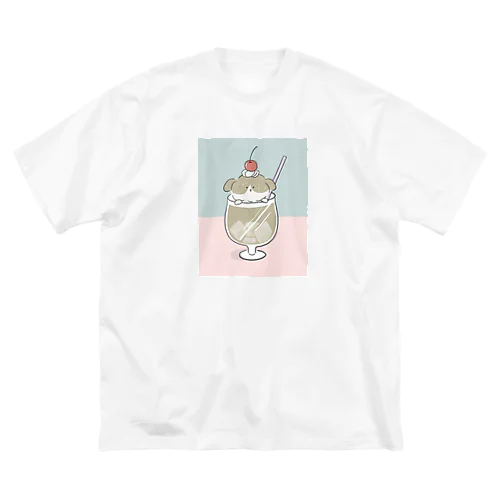 ラサのカフェオレ ビッグシルエットTシャツ