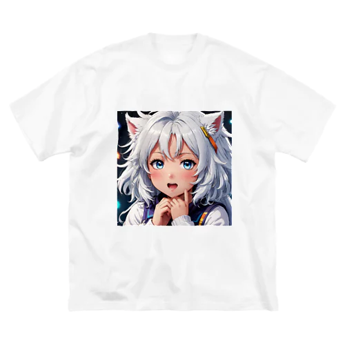 もふもふの美少女甘える Big T-Shirt